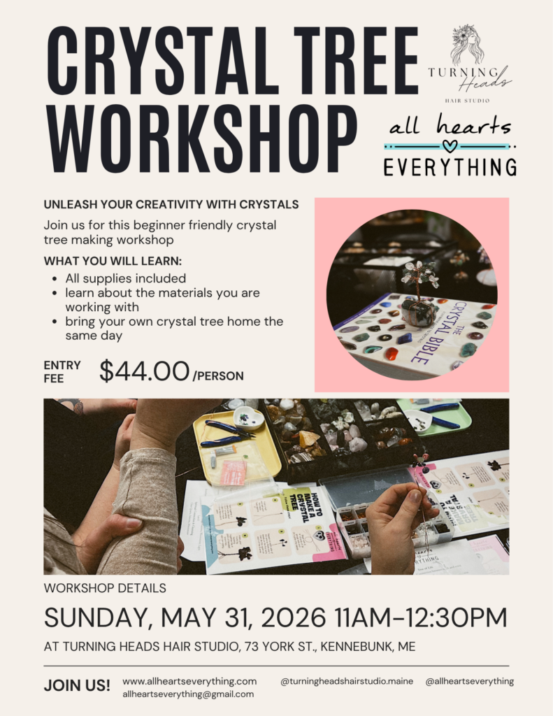 Crystal Tree Workshop at Turning Heads