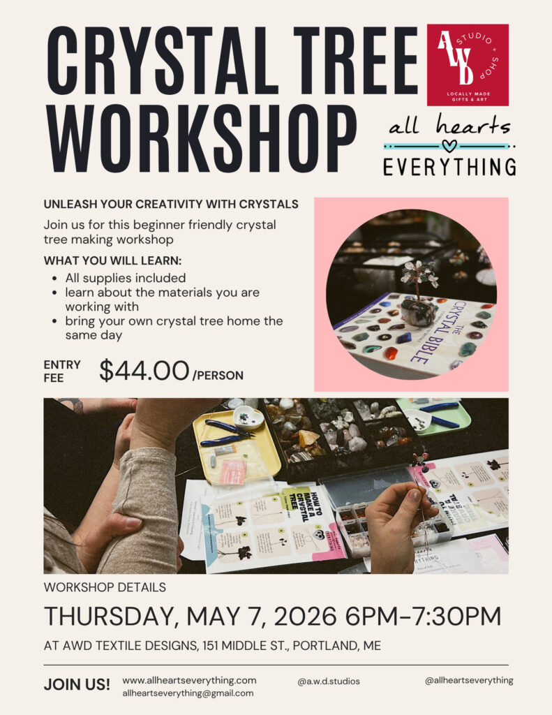Crystal Tree Workshop at AWD Studio