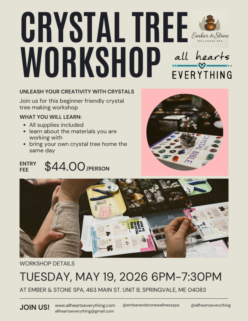 Crystal Tree Making Workshop at Ember & Stone